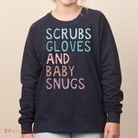 Scrubs Gloves And Baby Snugs Women's Sweatshirt thumb 0