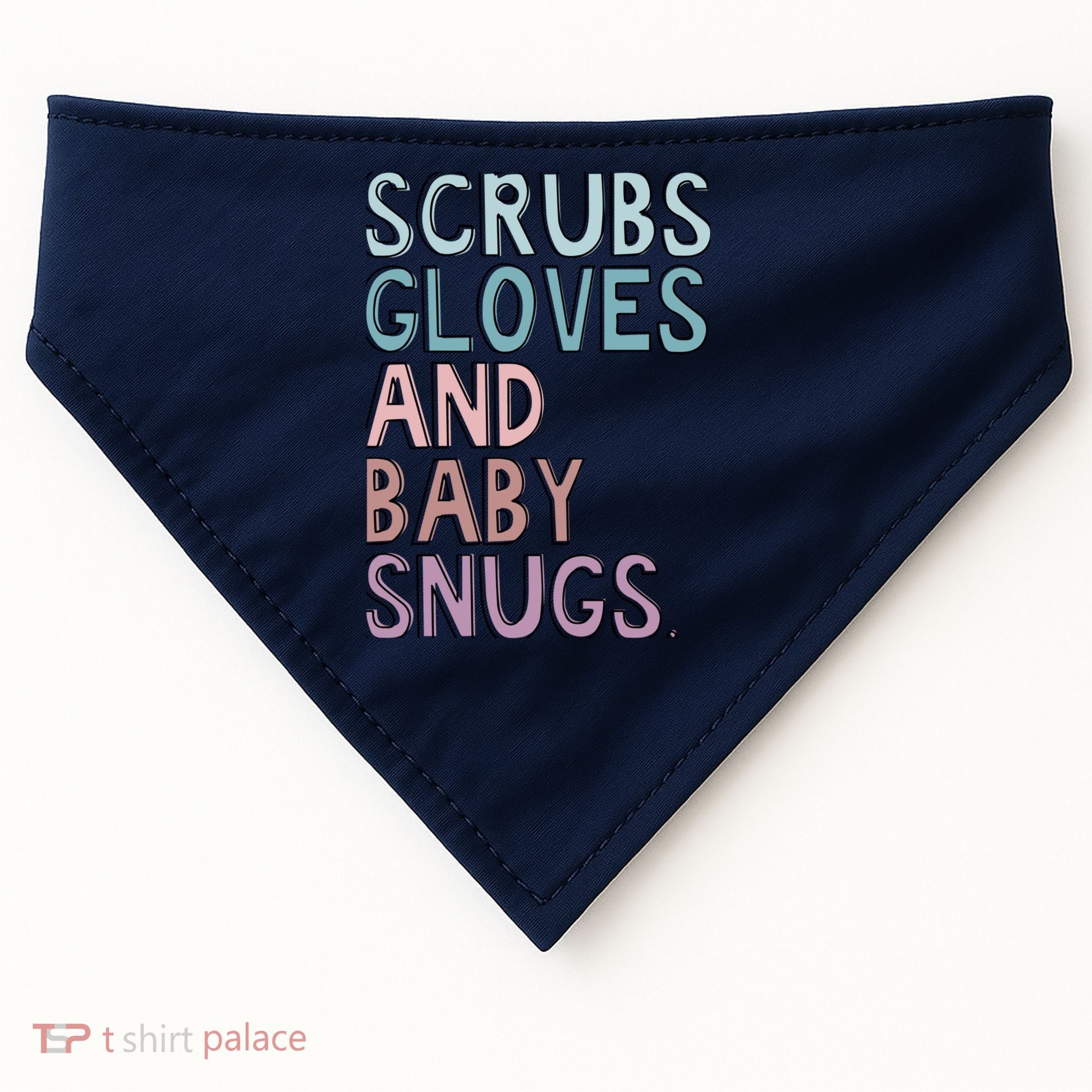 Scrubs Gloves And Baby Snugs USA-Made Doggie Bandana
