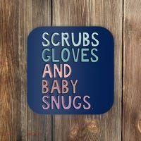 Scrubs Gloves And Baby Snugs Coaster thumb 0