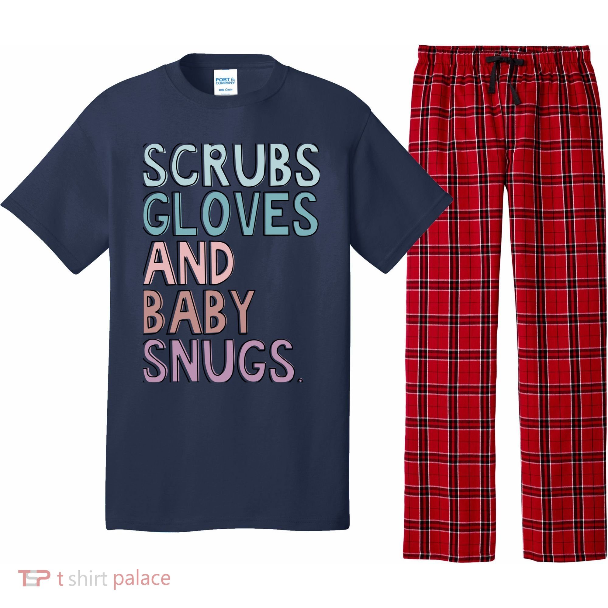 Scrubs Gloves And Baby Snugs Pajama Set