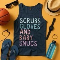 Scrubs Gloves And Baby Snugs Tank Top thumb 4