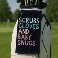 Scrubs Gloves And Baby Snugs Golf Towel thumb 2
