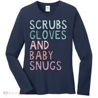Scrubs Gloves And Baby Snugs Women's Long Sleeve Shirt thumb 0