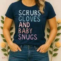 Scrubs Gloves And Baby Snugs Women's T-Shirt thumb 2