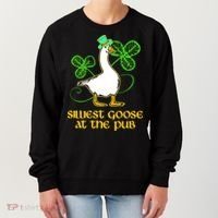 Silliest Goose At The Pub St Patrick’s Day Funny Gift Idea Trending For Lover Women's Sweatshirt thumb 0