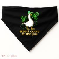 Silliest Goose At The Pub St Patrick’s Day Funny Gift Idea Trending For Lover USA-Made Doggie Bandana thumb 0