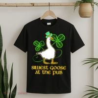 Silliest Goose At The Pub St Patrick’s Day Funny Gift Idea Trending For Lover T-Shirt thumb 2