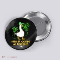 Silliest Goose At The Pub St Patrick’s Day Funny Gift Idea Trending For Lover Button thumb 0