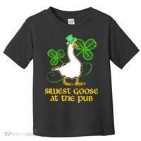 Silliest Goose At The Pub St Patrick’s Day Funny Gift Idea Trending For Lover Toddler T-Shirt thumb 0