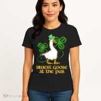 Silliest Goose At The Pub St Patrick’s Day Funny Gift Idea Trending For Lover Women's T-Shirt thumb 4