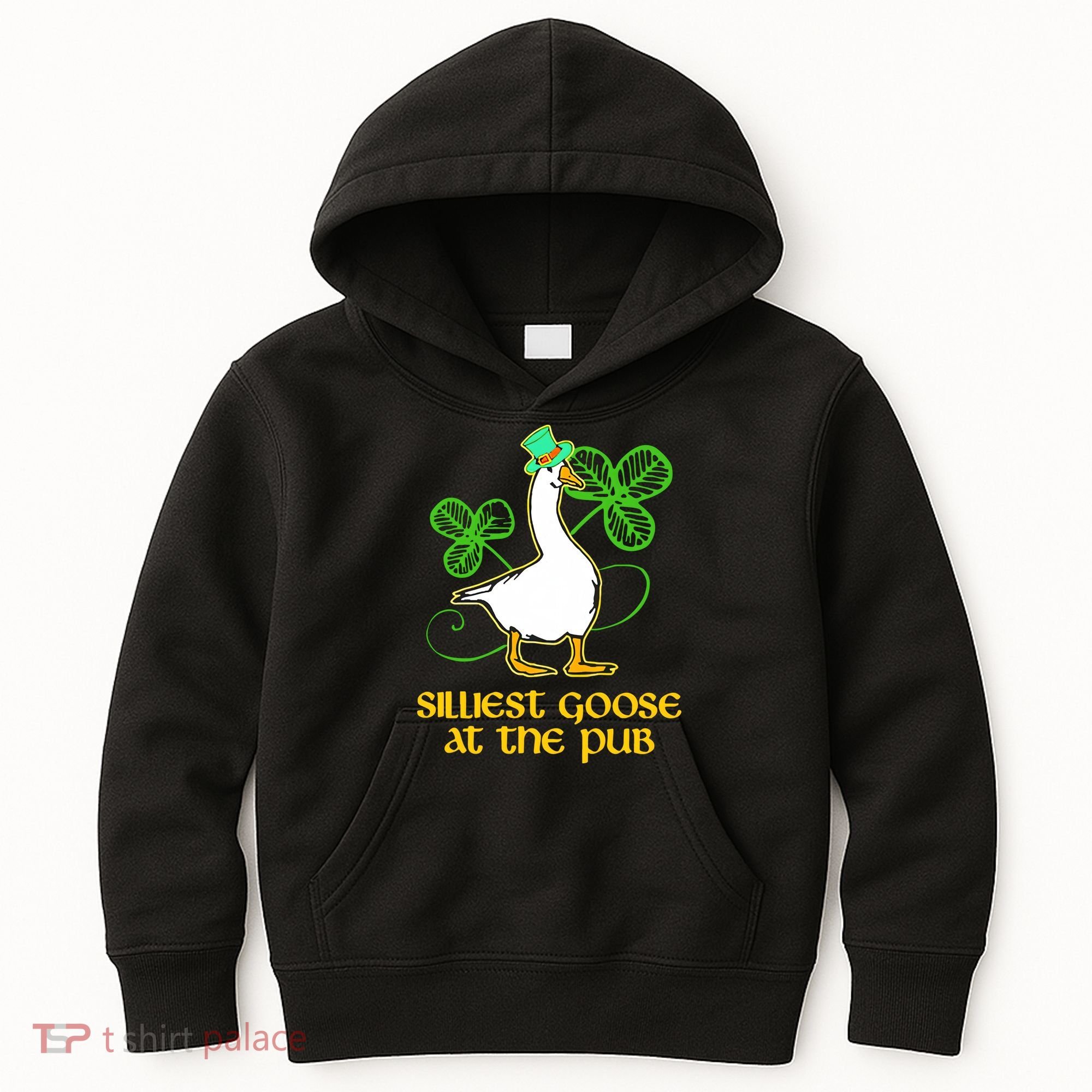 Silliest Goose At The Pub St Patrick’s Day Funny Gift Idea Trending For Lover Kids Hoodie