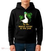 Silliest Goose At The Pub St Patrick’s Day Funny Gift Idea Trending For Lover Kids Hoodie thumb 4