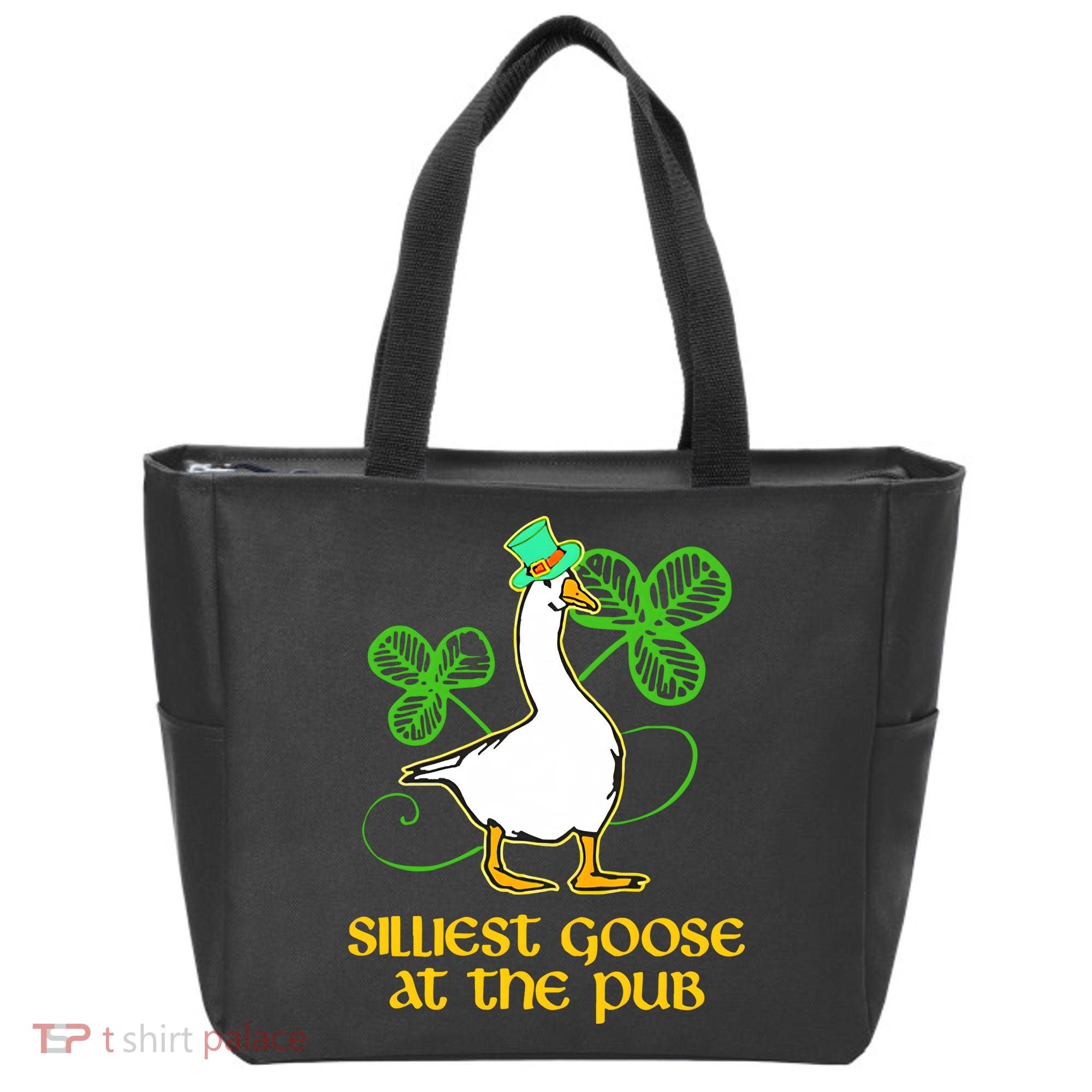 Silliest Goose At The Pub St Patrick’s Day Funny Gift Idea Trending For Lover Tote Bag