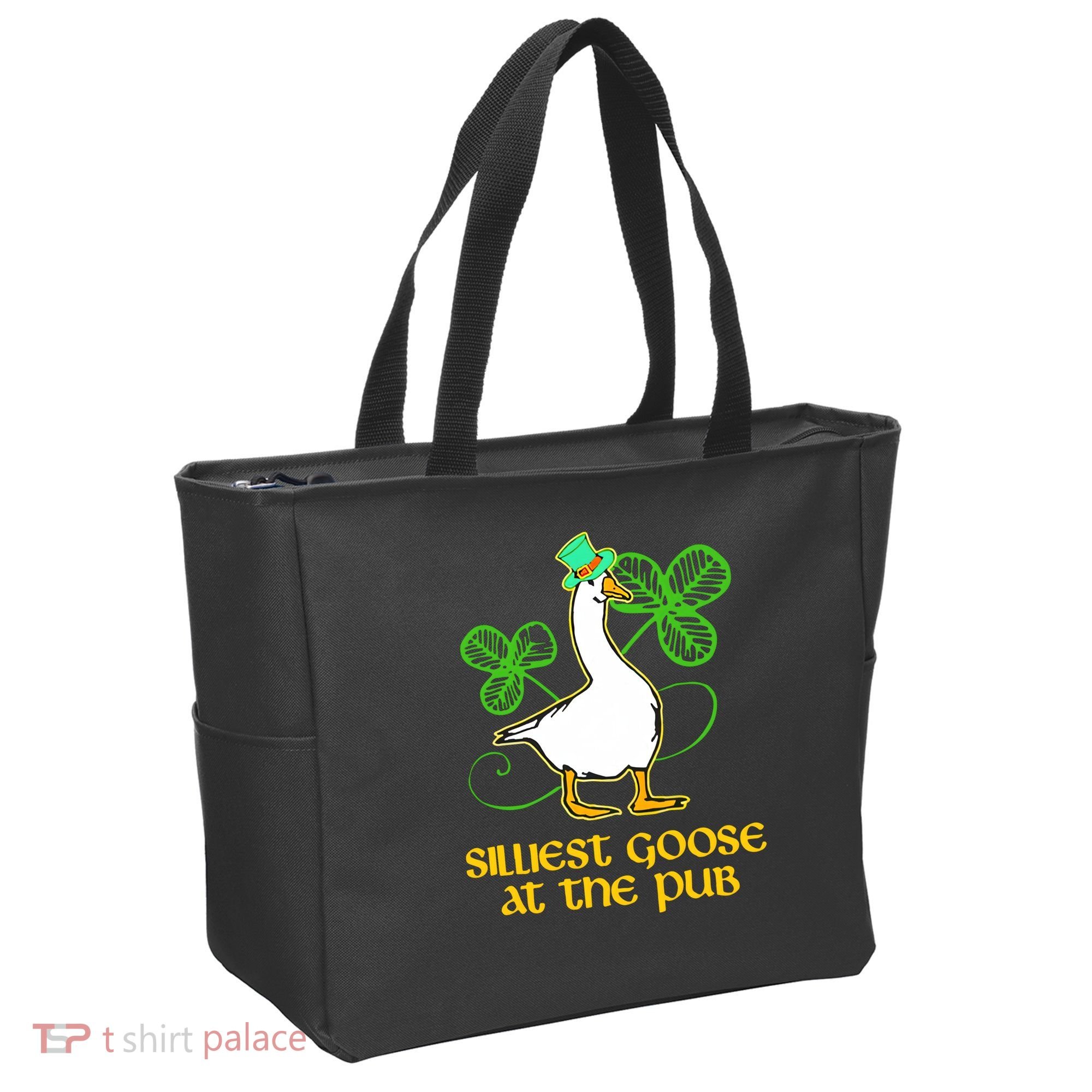 Silliest Goose At The Pub St Patrick’s Day Funny Gift Idea Trending For Lover Tote Bag