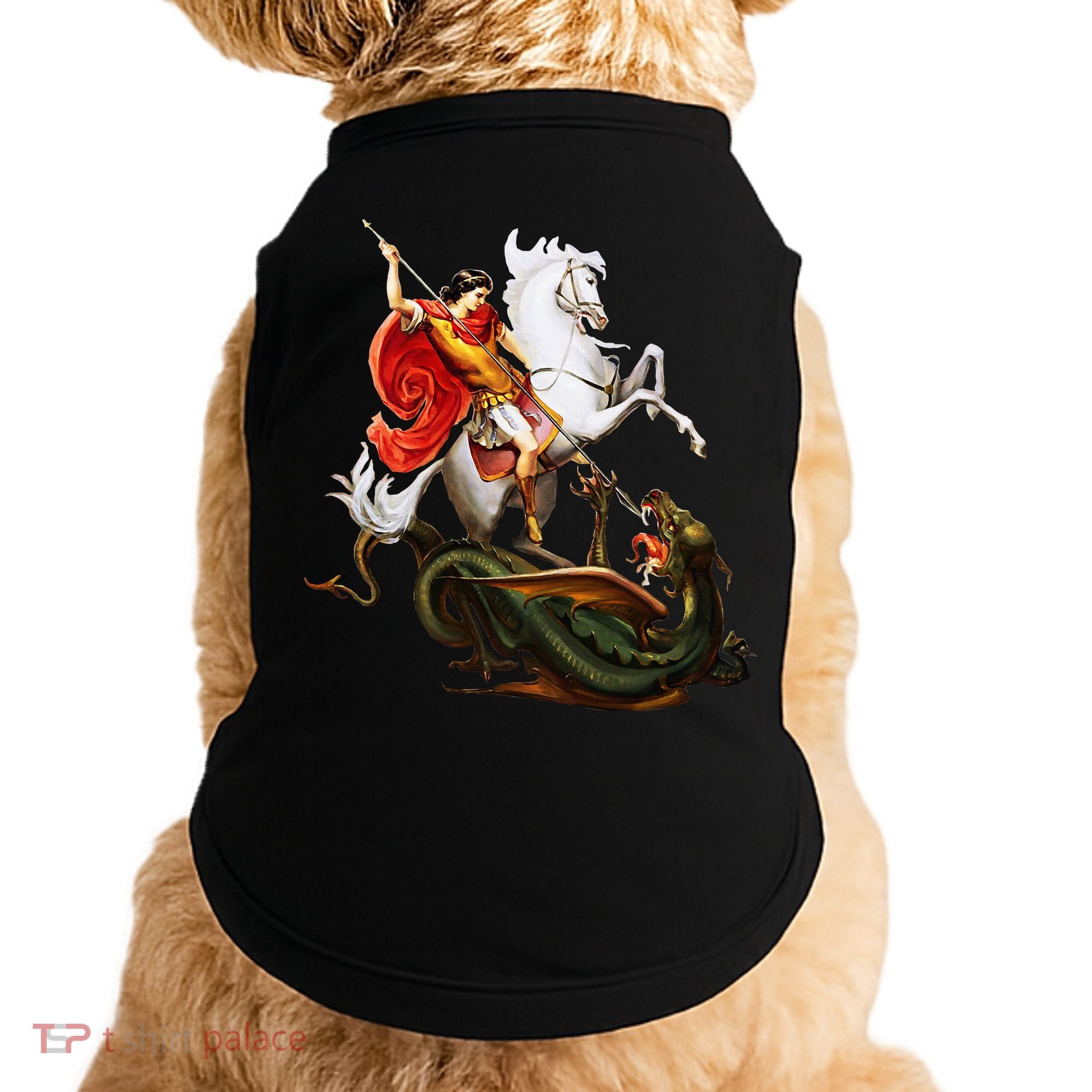 St. George And The Dragon England Catholic Saints Pray Doggie Tank