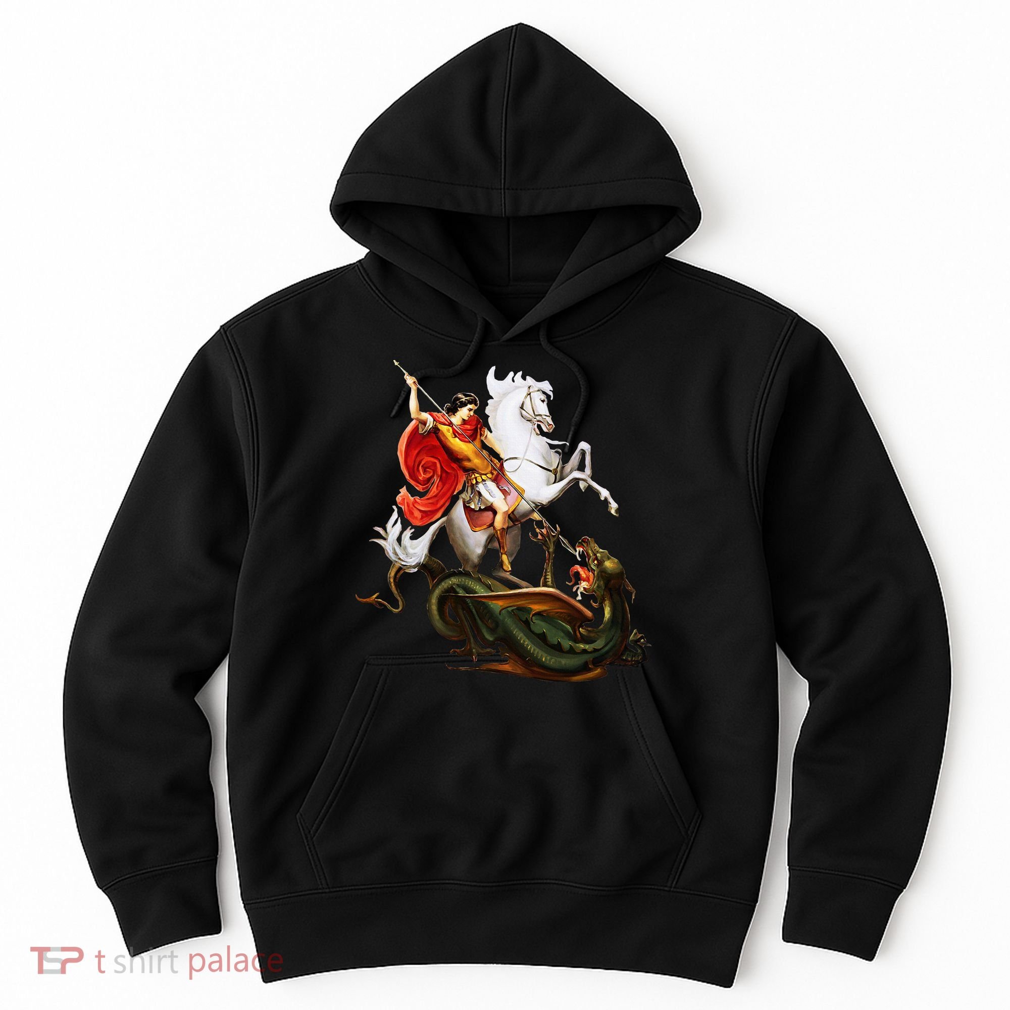 St. George And The Dragon England Catholic Saints Pray Hoodie
