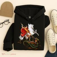 St. George And The Dragon England Catholic Saints Pray Hoodie thumb 4