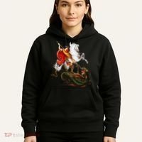 St. George And The Dragon England Catholic Saints Pray Hoodie thumb 5