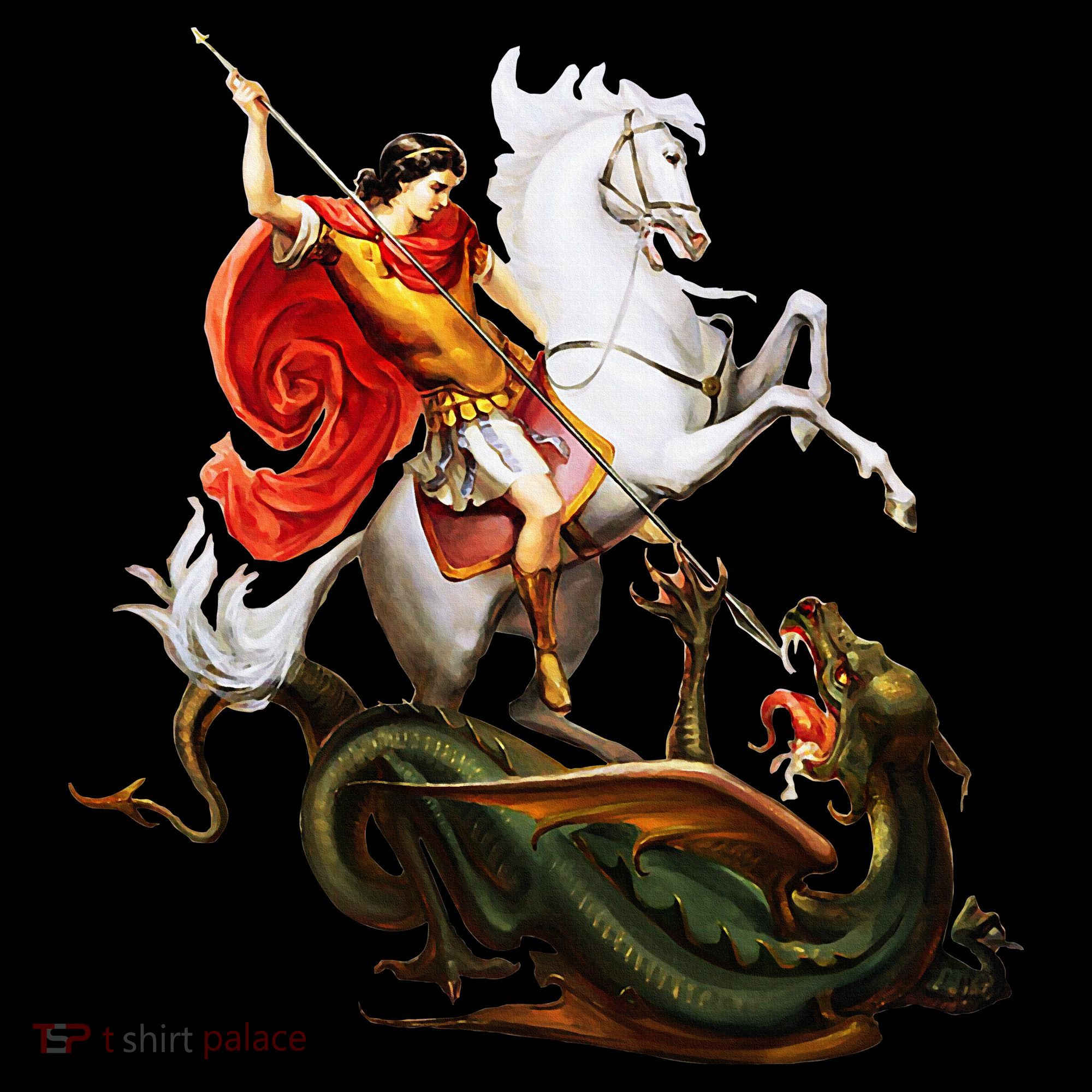 St. George And The Dragon England Catholic Saints Pray Women's Hoodie