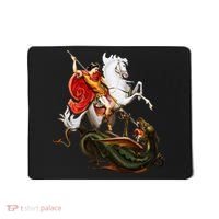 St. George And The Dragon England Catholic Saints Pray Mousepad thumb 0