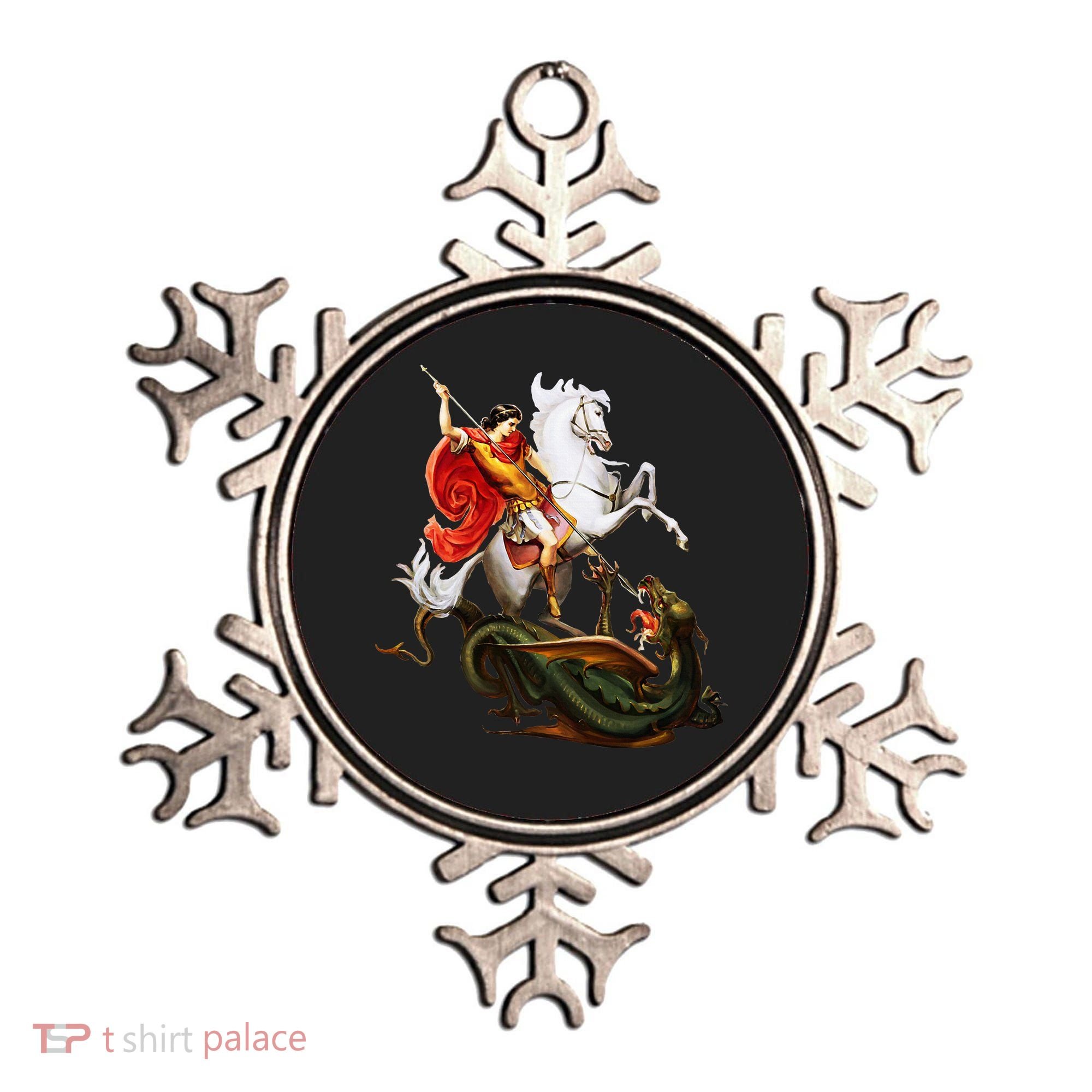 St. George And The Dragon England Catholic Saints Pray Ornament