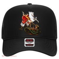 St. George And The Dragon England Catholic Saints Pray Hat thumb 0