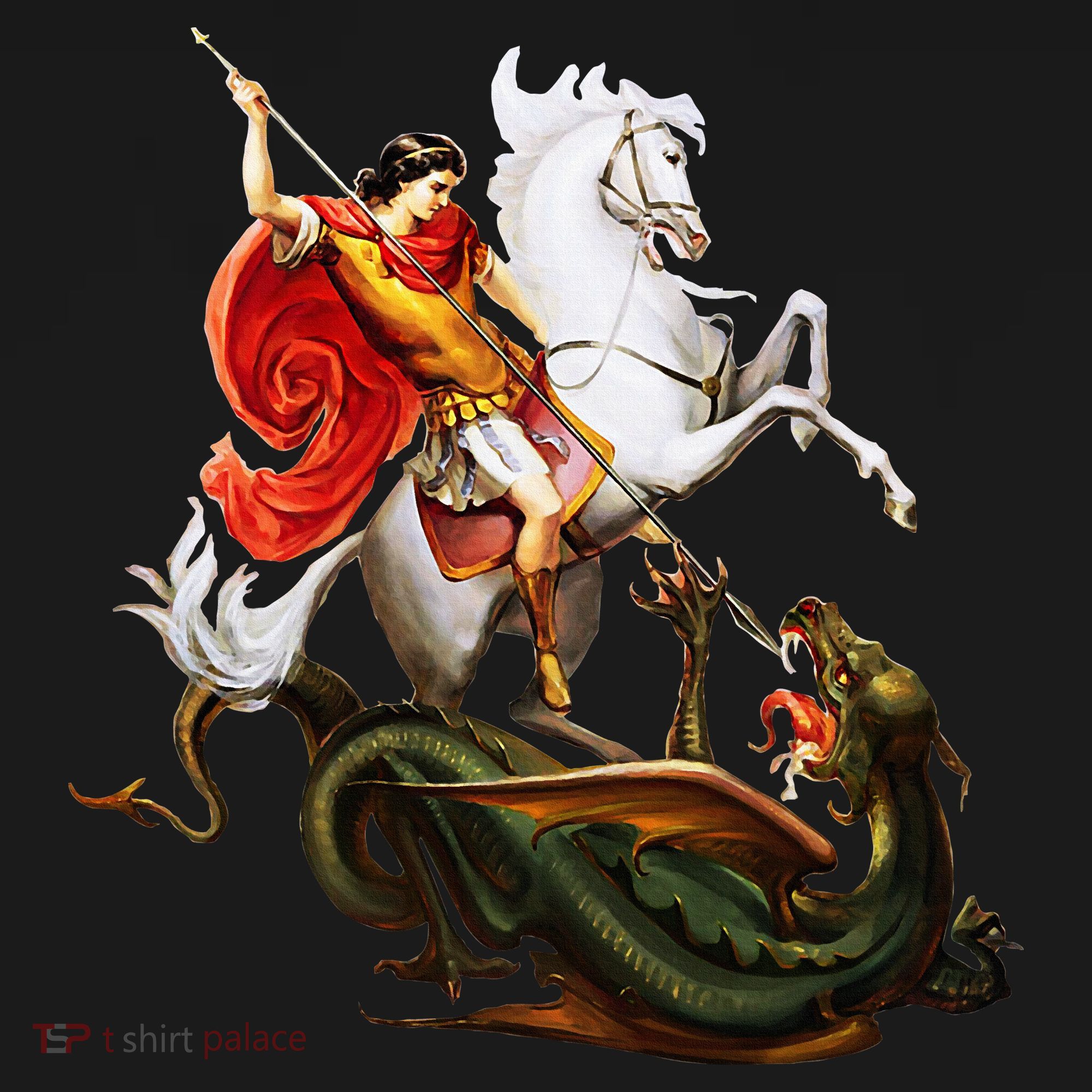 St. George And The Dragon England Catholic Saints Pray Visor