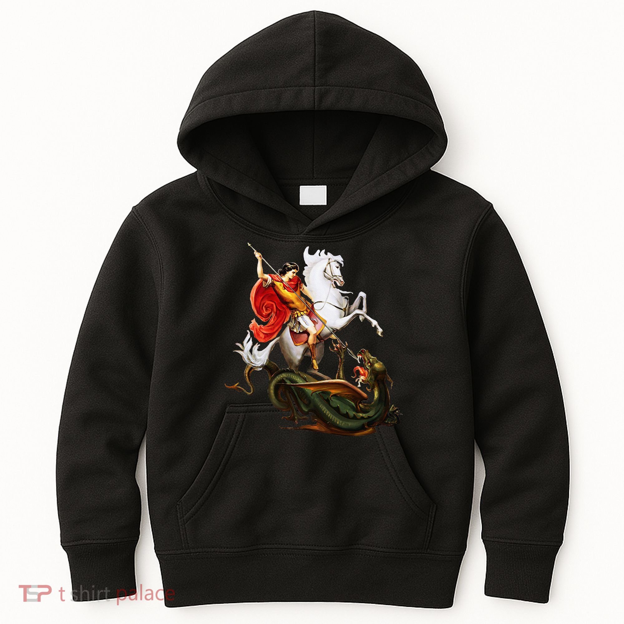 St. George And The Dragon England Catholic Saints Pray Kids Hoodie