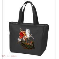 St. George And The Dragon England Catholic Saints Pray Tote Bag thumb 3