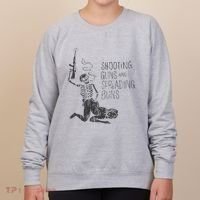Shooting Guns And Spreading Buns Women's Sweatshirt thumb 0