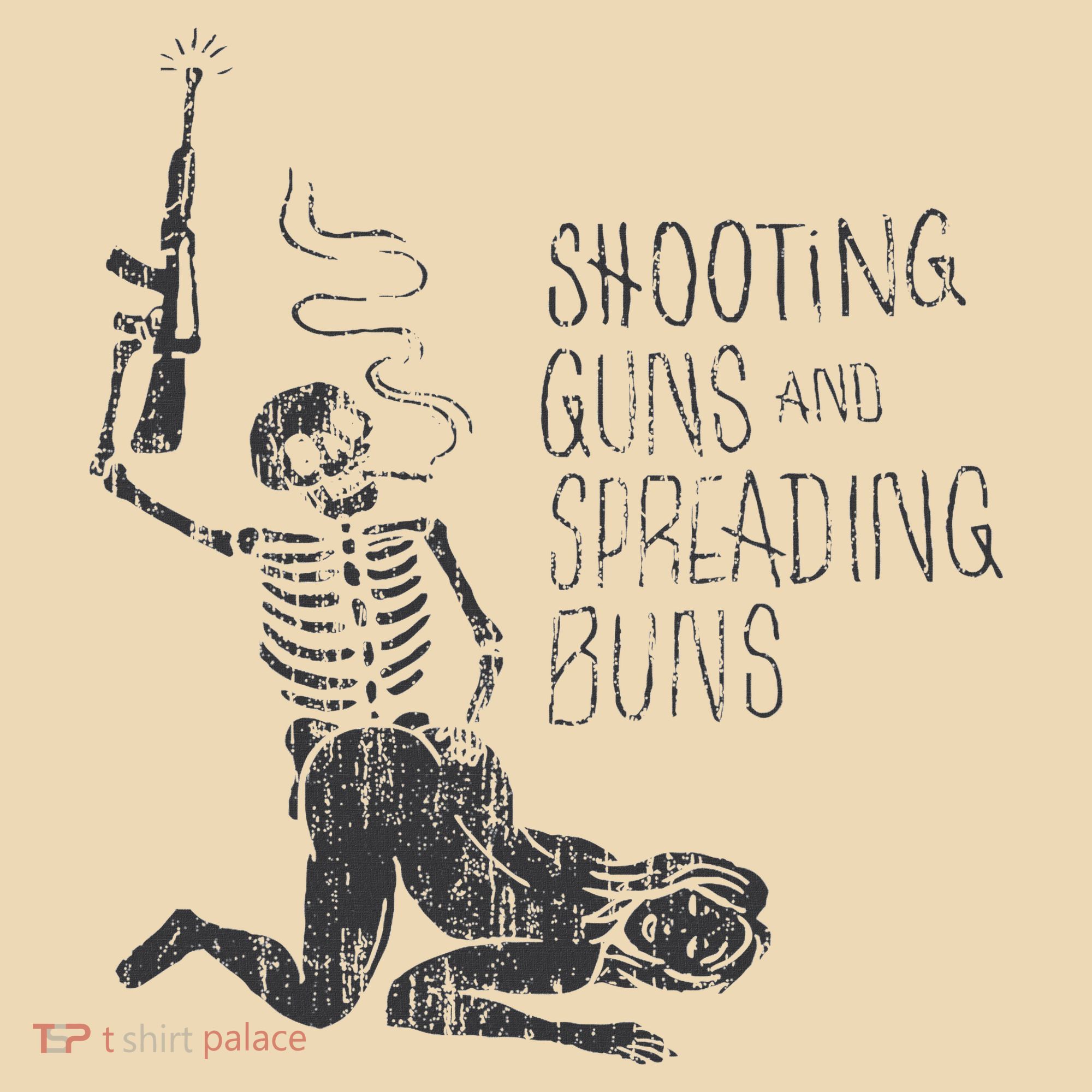 Shooting Guns And Spreading Buns Tote Bag