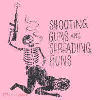 Shooting Guns And Spreading Buns Coaster thumb 2