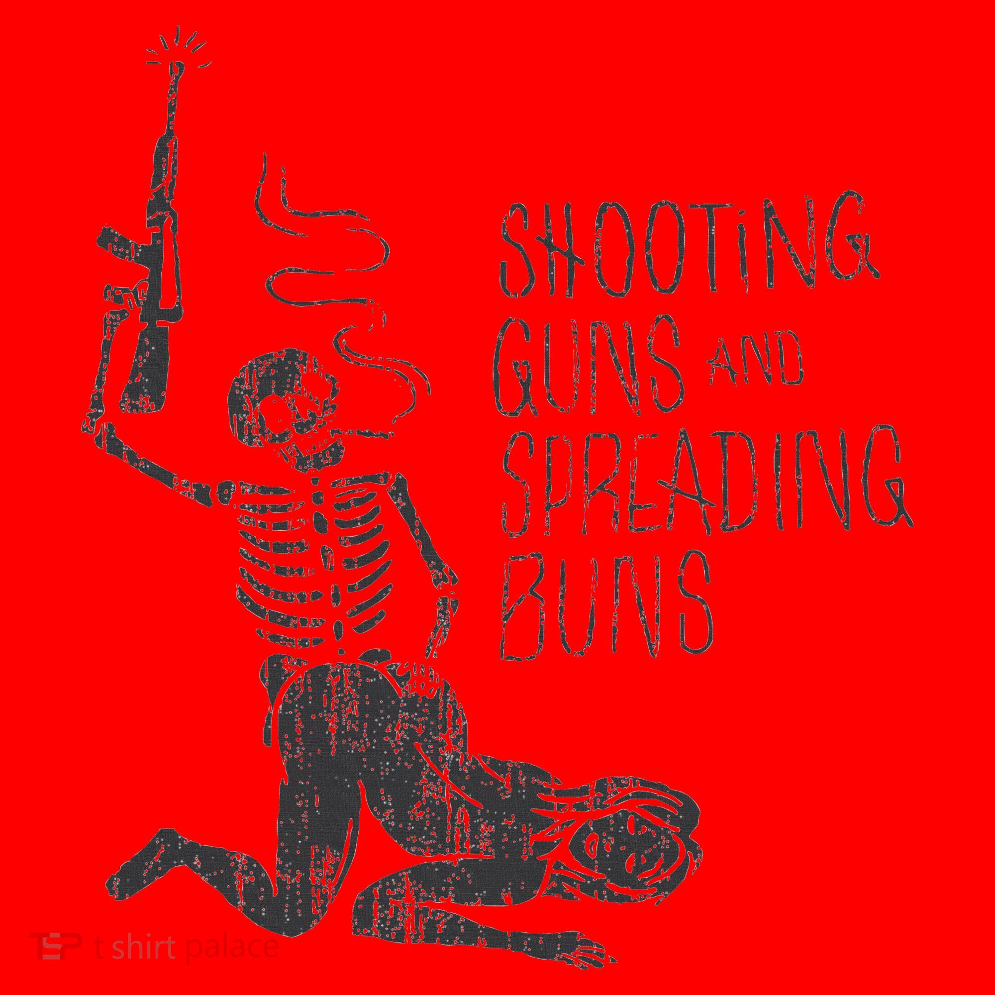 Shooting Guns And Spreading Buns Santa Hat