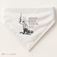 Shooting Guns And Spreading Buns USA-Made Doggie Bandana thumb 0