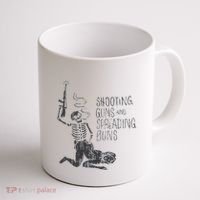Shooting Guns And Spreading Buns Coffee Mug thumb 1