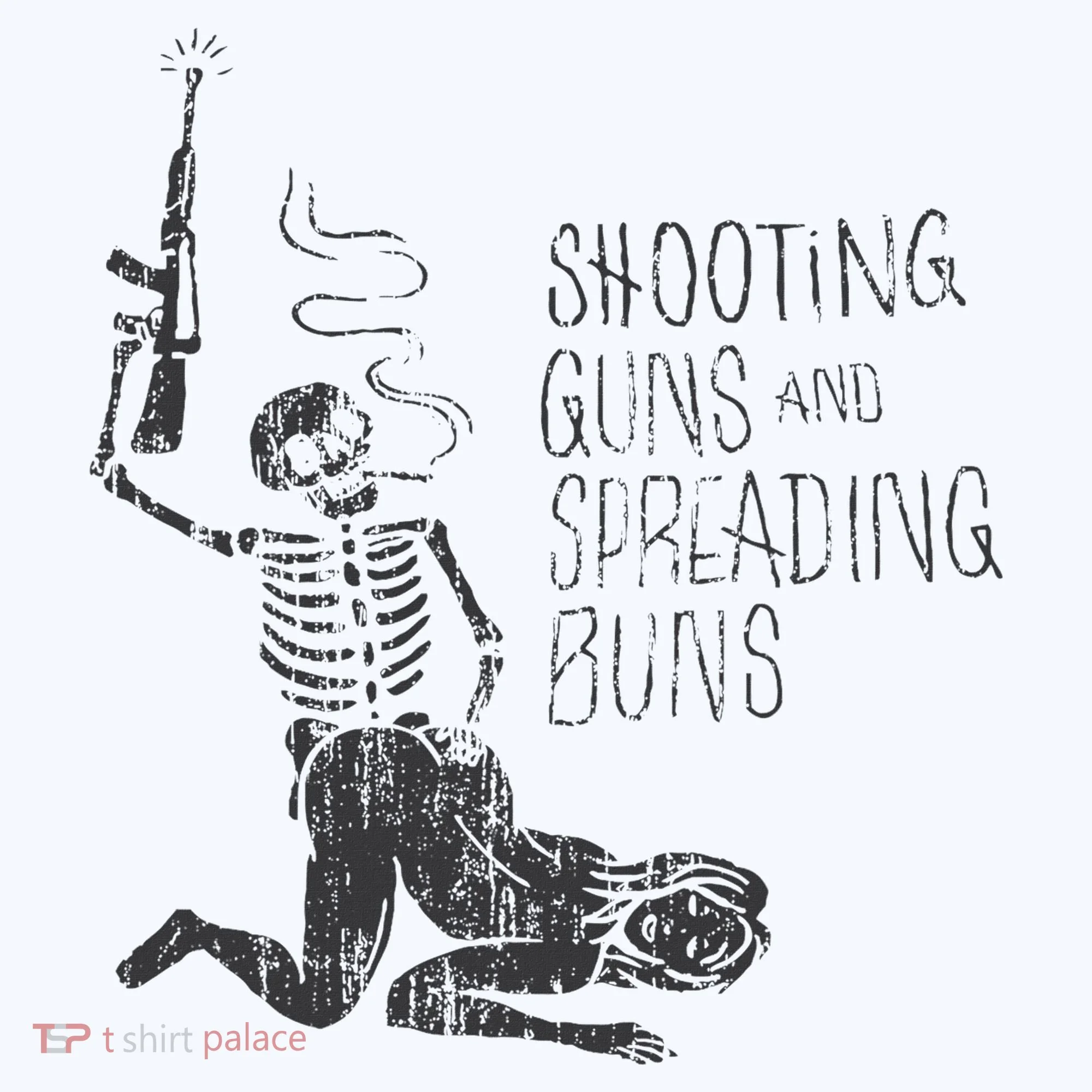 Shooting Guns And Spreading Buns Coffee Mug
