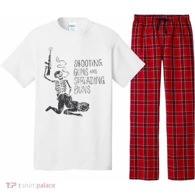 Shooting Guns And Spreading Buns Pajama Set