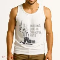 Shooting Guns And Spreading Buns Tank Top thumb 3