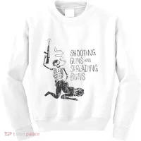 Shooting Guns And Spreading Buns Kids Sweatshirt thumb 0
