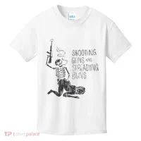 Shooting Guns And Spreading Buns Kids T-Shirt thumb 0