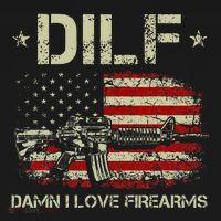 S Gun American Flag Dilf Damn I Love Firearms Women's Tank Top thumb 5
