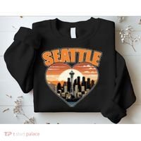 Seattle Gifts Apparel Souvenirs Usa Hiking Camping American Sweatshirt thumb 2