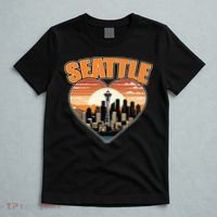Seattle Gifts Apparel Souvenirs Usa Hiking Camping American T-Shirt thumb 5