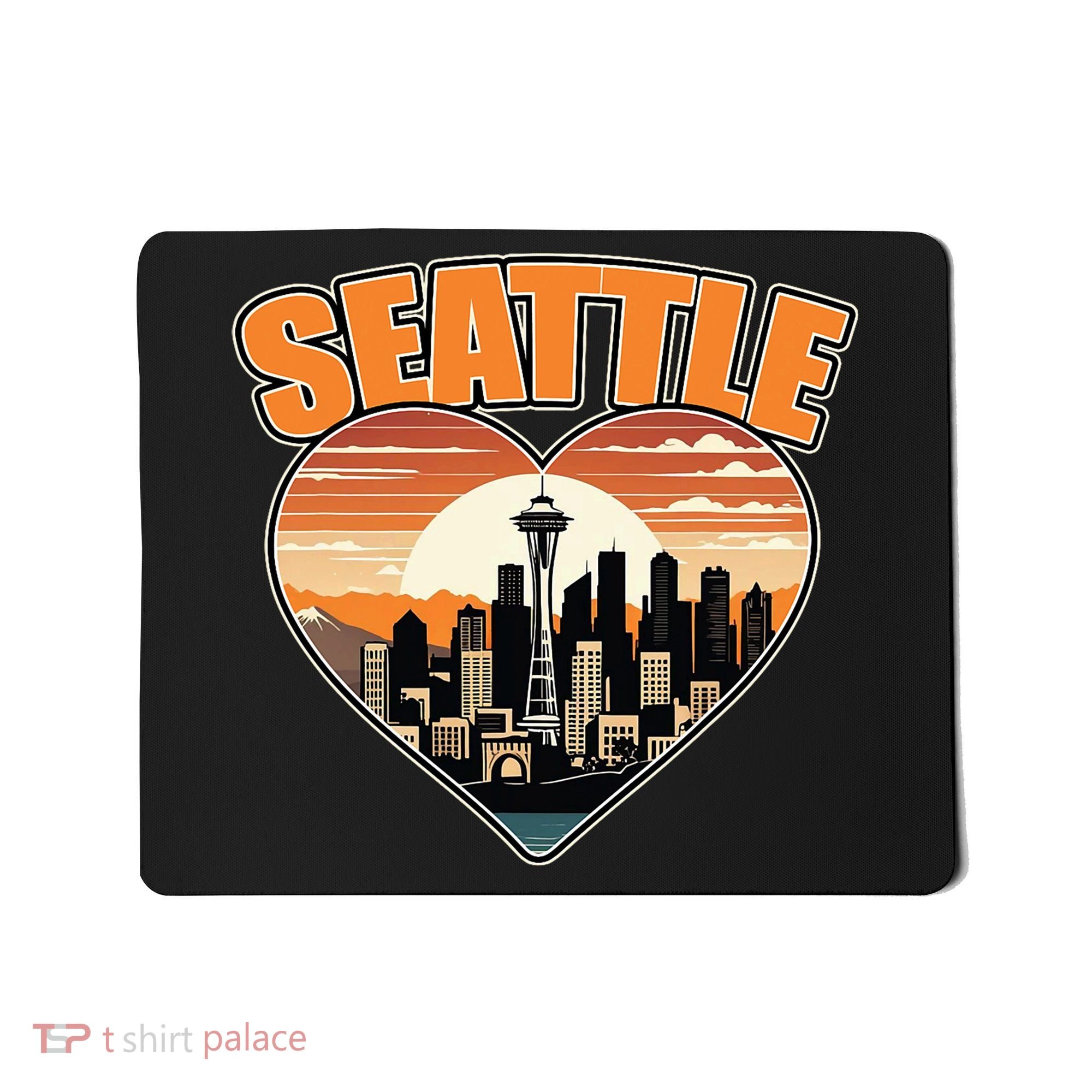 Seattle Gifts Apparel Souvenirs Usa Hiking Camping American Mousepad