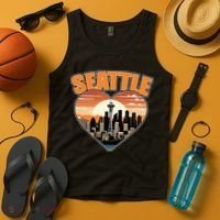 Seattle Gifts Apparel Souvenirs Usa Hiking Camping American Tank Top thumb 4