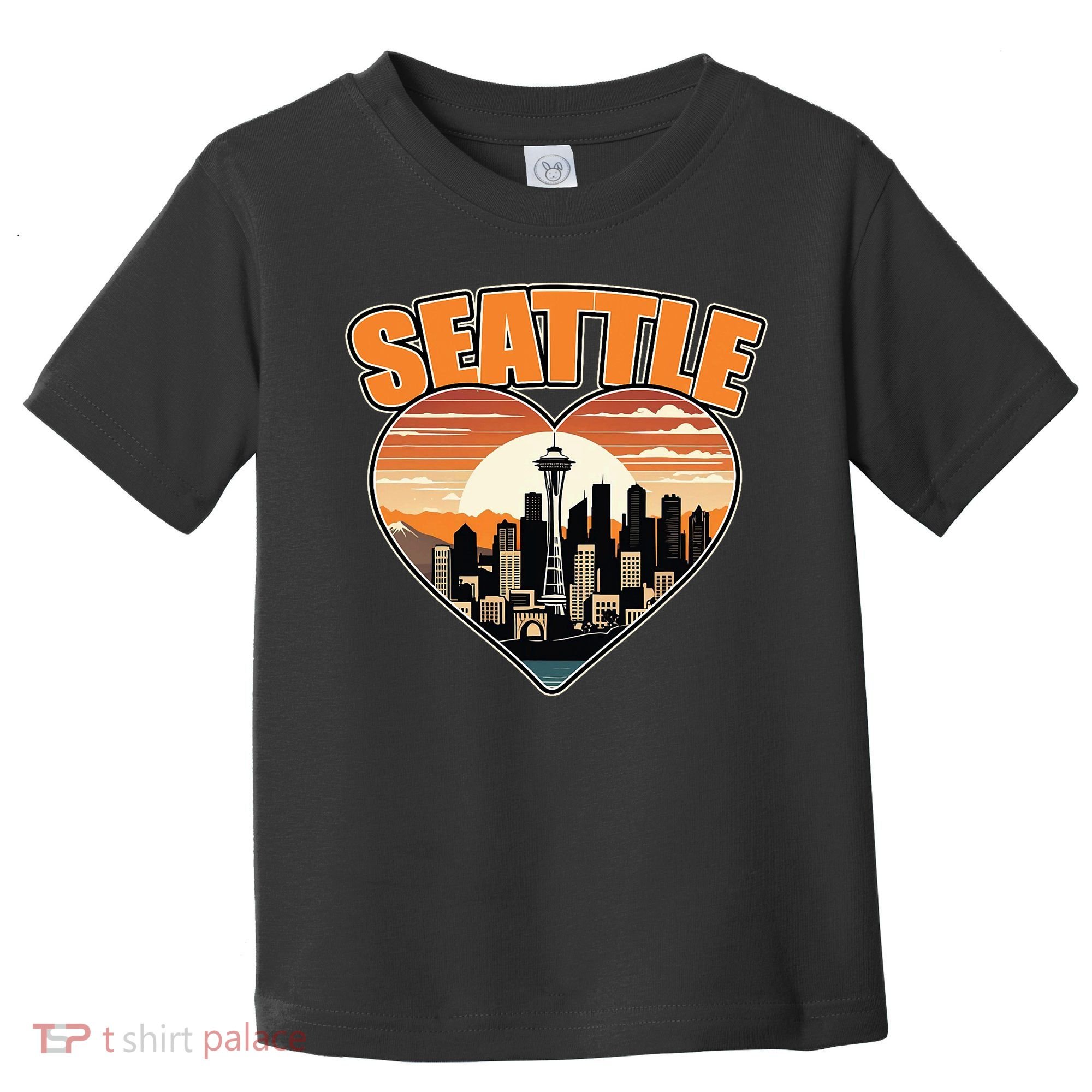 Seattle Gifts Apparel Souvenirs Usa Hiking Camping American Toddler T-Shirt