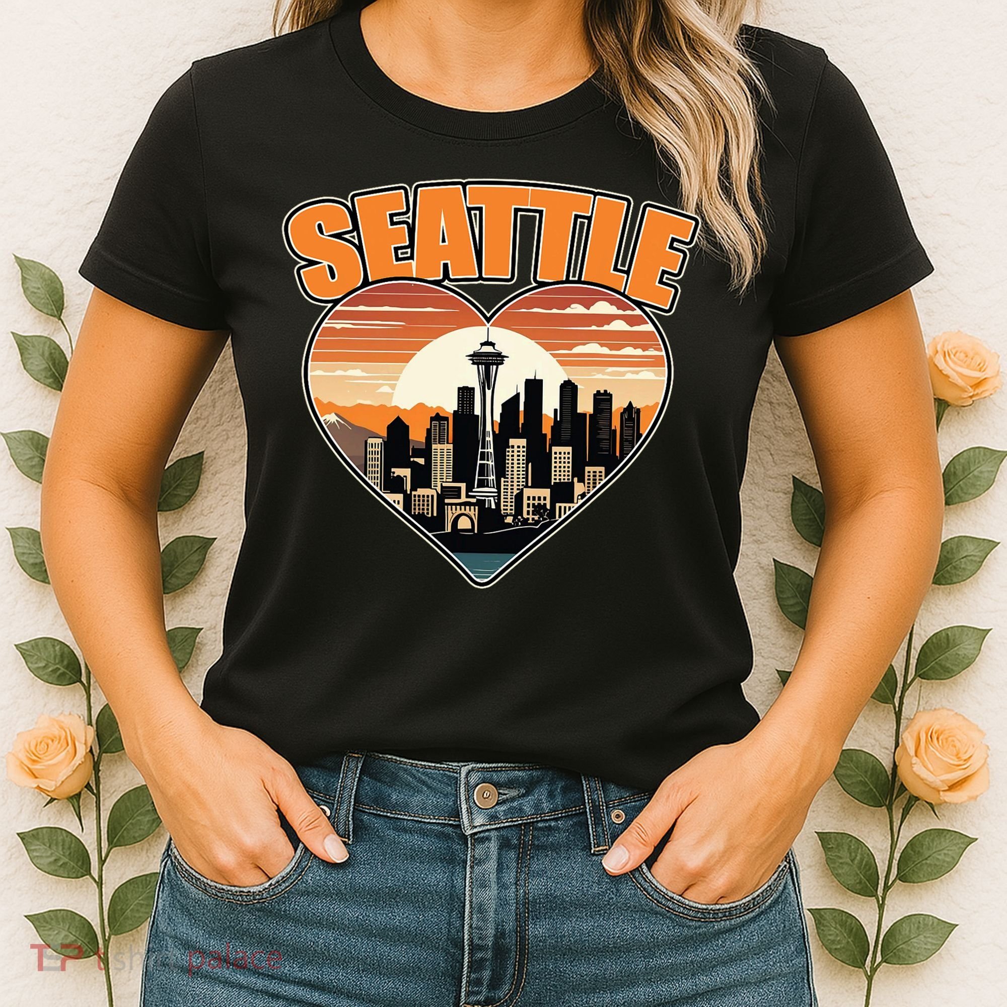 Seattle Gifts Apparel Souvenirs Usa Hiking Camping American Women's T-Shirt