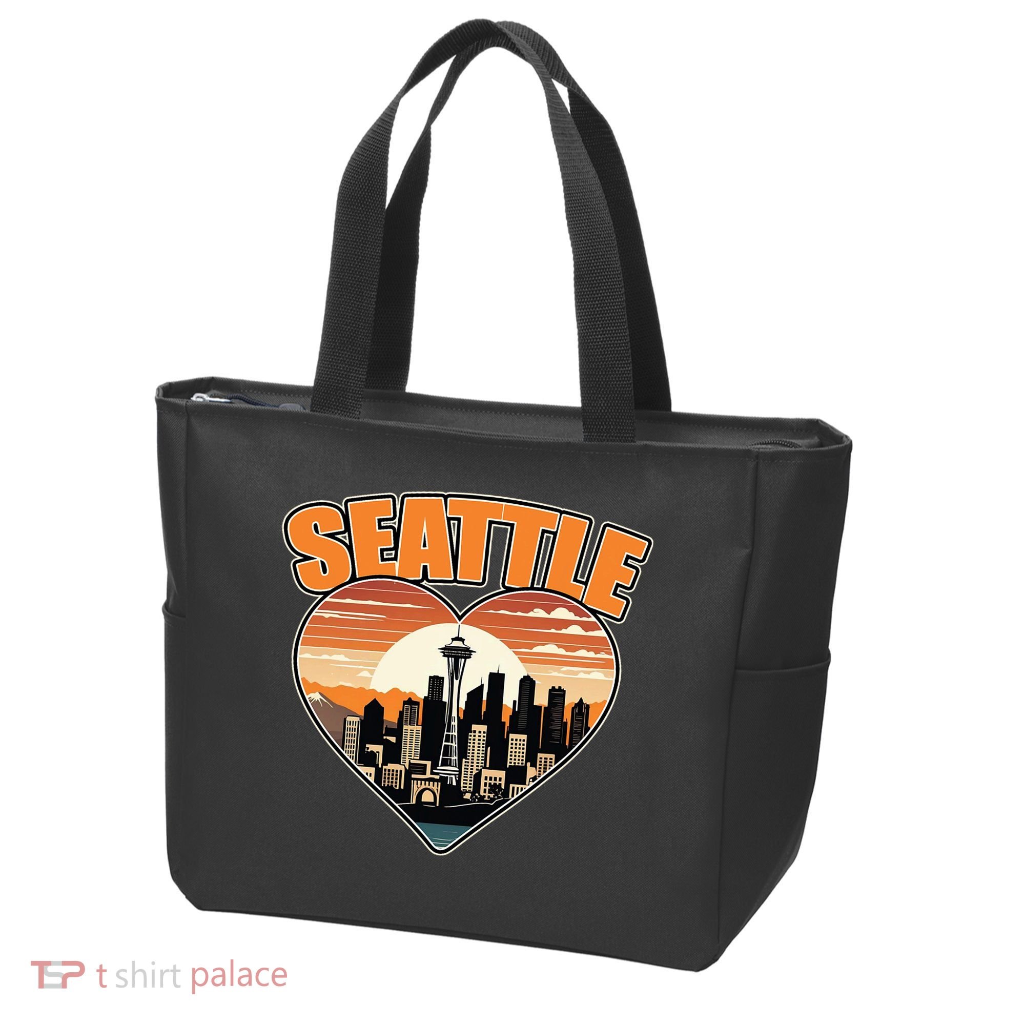 Seattle Gifts Apparel Souvenirs Usa Hiking Camping American Tote Bag