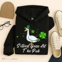 Silliest Goose At The Pub St. Patrick’s Day Hoodie thumb 4