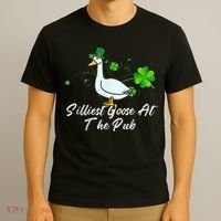 Silliest Goose At The Pub St. Patrick’s Day T-Shirt thumb 3